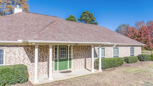 view of front of home