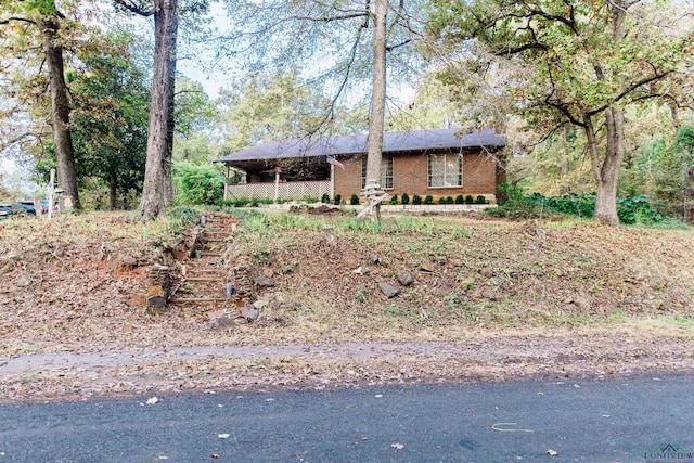 view of ranch-style house