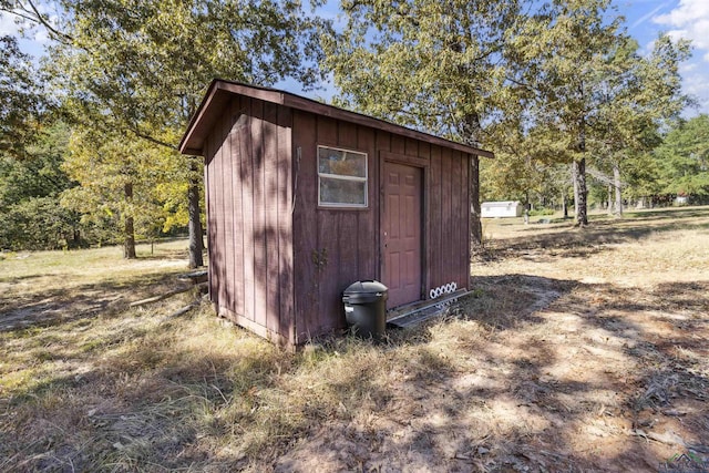 view of outdoor structure