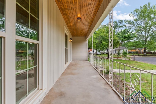 view of patio / terrace featuring a porch