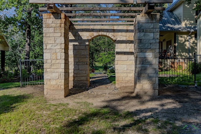 view of gate