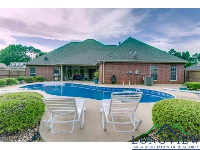 1018 Brown Dr, Texarkana, TX 75501 - view of pool with fence, a patio, and cooling unit
