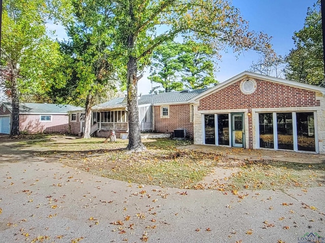 2495 N Fm 312, Winnsboro, TX 75494 - back of property with central AC unit