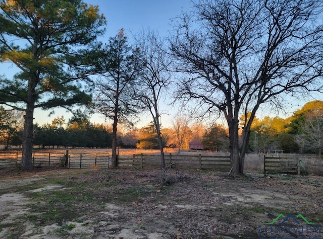 2495 N Fm 312, Winnsboro, TX 75494 - yard at dusk with a rural view