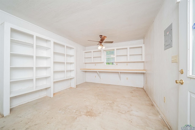 201 Bronco Ln, Linden, TX 75563 - storage with ceiling fan and electric panel