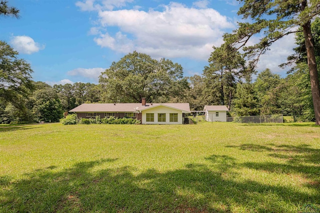 201 Bronco Ln, Linden, TX 75563 - view of yard
