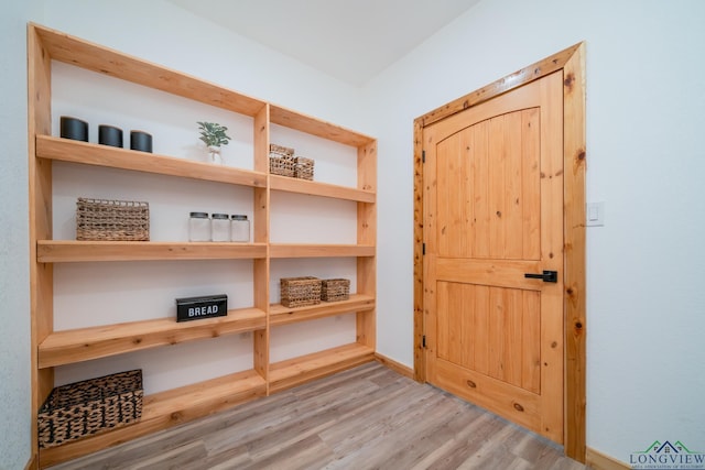 entrance foyer featuring hardwood / wood-style flooring