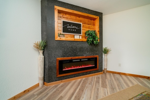 room details with wood-type flooring