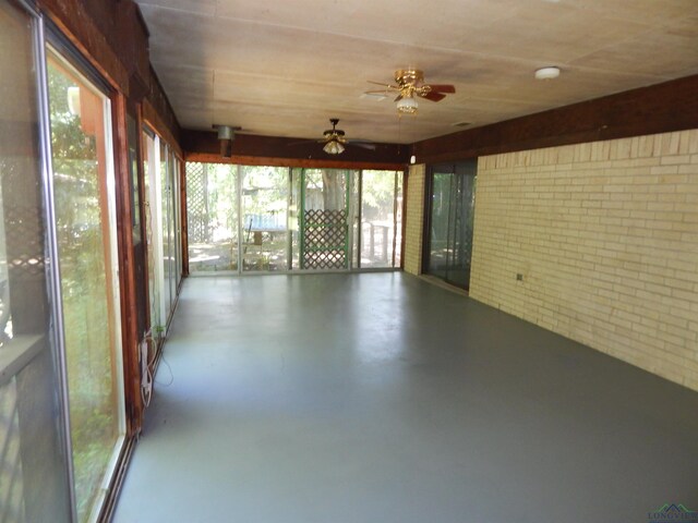 2231 W Stae Highway 154, Gilmer, TX 75644 - view of unfurnished sunroom