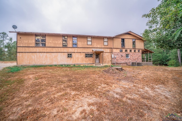 view of back of property