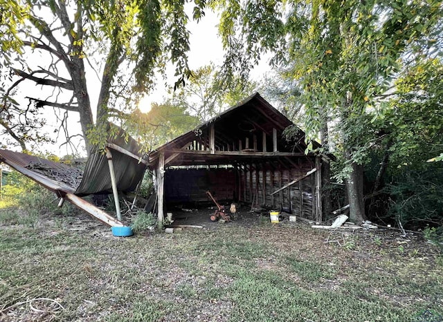 view of back of property