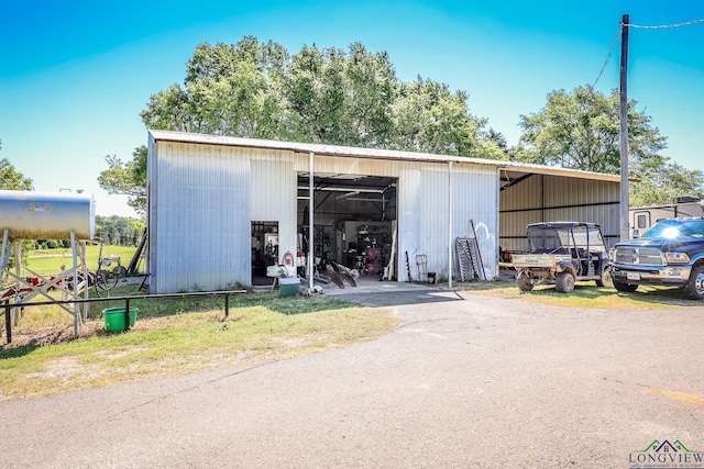 view of outbuilding