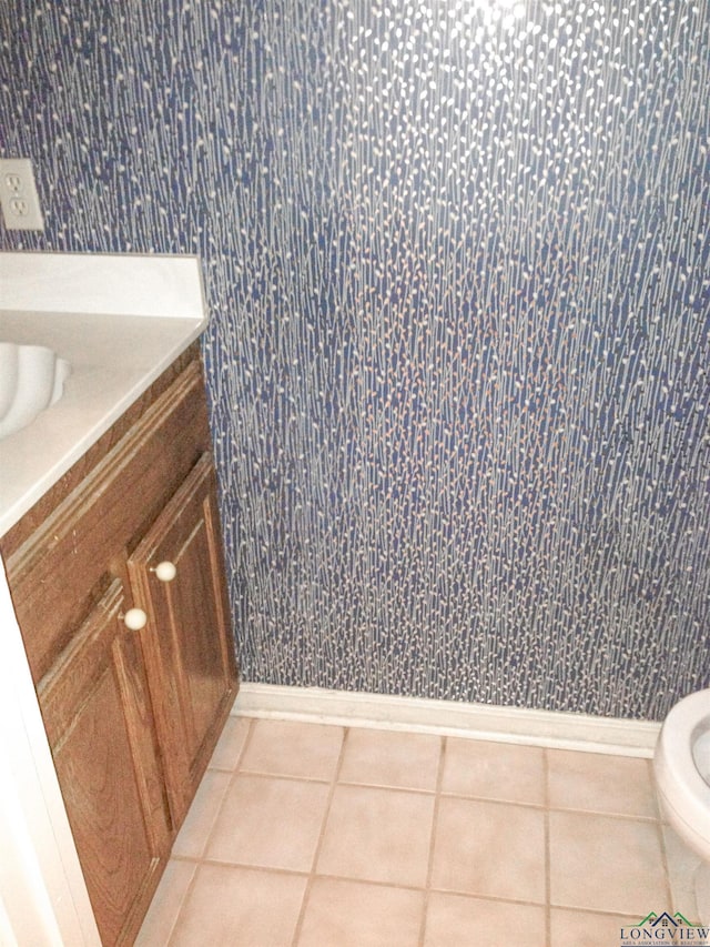 1204-1206 Brandywine, Longview, TX 75601 - bathroom with tile patterned floors and vanity