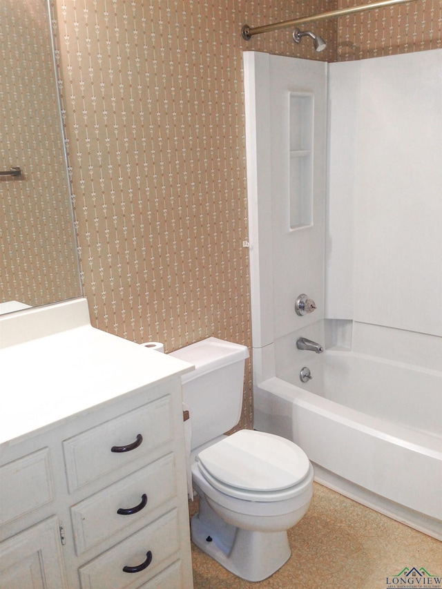 1204-1206 Brandywine, Longview, TX 75601 - full bath with bathing tub / shower combination and vanity