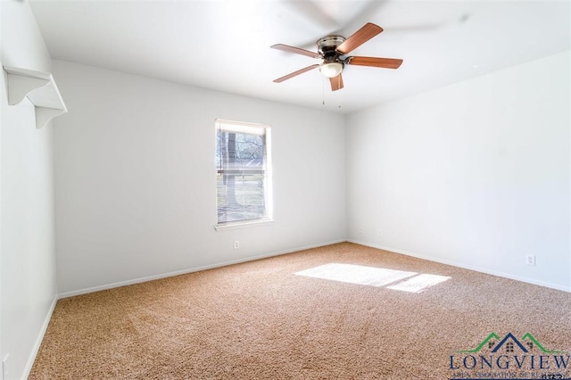 354 Royal Cir, Whitehouse, TX 75791 - unfurnished room with carpet and a ceiling fan