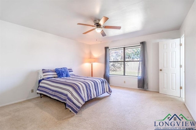 354 Royal Cir, Whitehouse, TX 75791 - bedroom with carpet and ceiling fan