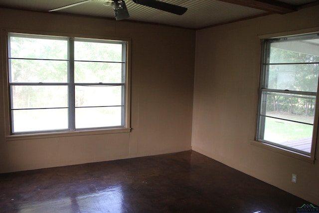 403 N Foster, Linden, TX 75563 - unfurnished room with a ceiling fan