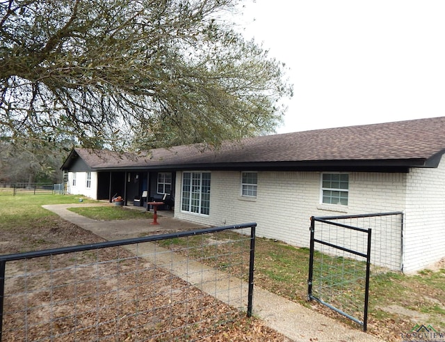 view of back of house