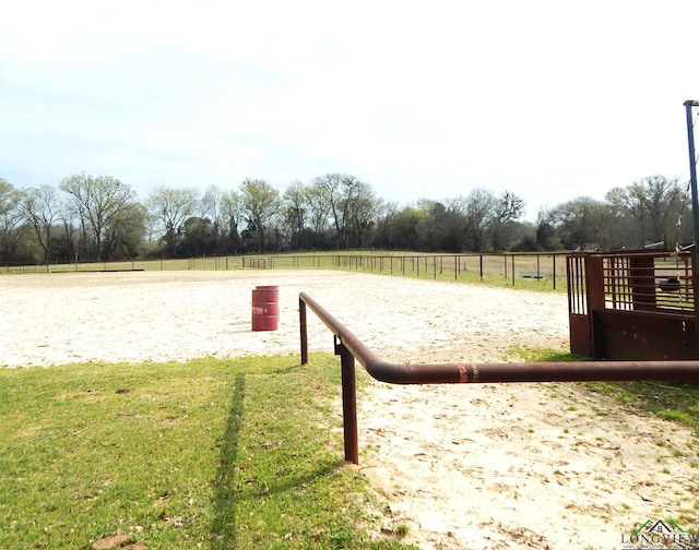 view of community featuring a rural view