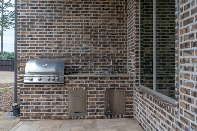 view of patio / terrace with grilling area