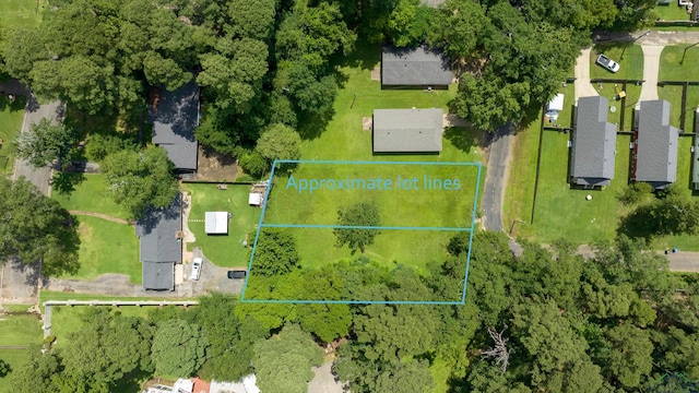 1228 Hillcrest Dr, Longview, TX 75601 - view of property location featuring property parcel outlined