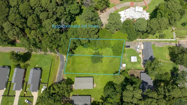 1228 Hillcrest Dr, Longview, TX 75601 - view of property location featuring property boundaries highlighted