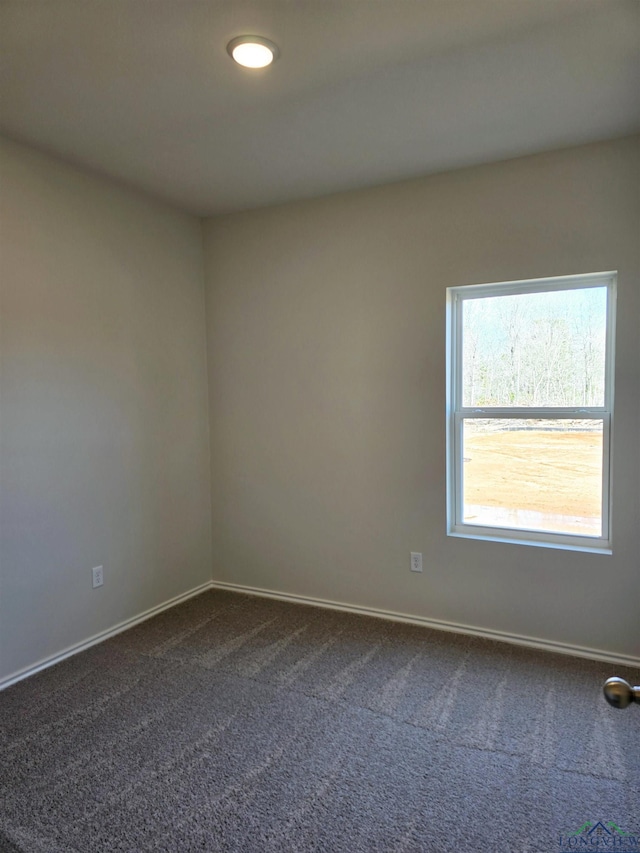 carpeted empty room with a healthy amount of sunlight