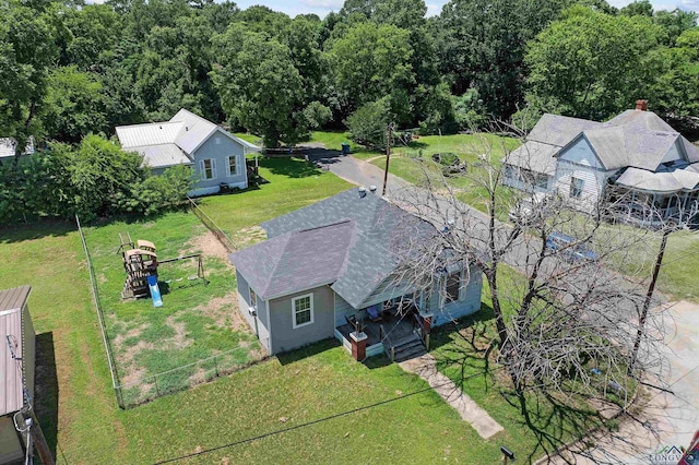 1105 N Bolivar, Marshall, TX 75670 - view from above of property