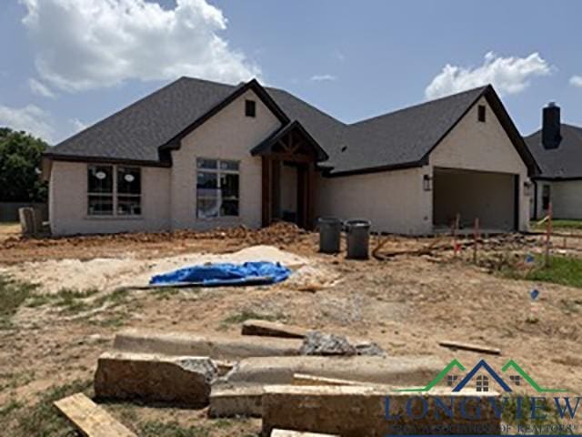 208 Lafoy Ln, Hallsville, TX 75650 - view of front of property featuring a garage