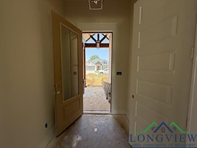 208 Lafoy Ln, Hallsville, TX 75650 - doorway featuring baseboards