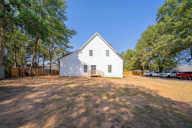 view of rear view of property