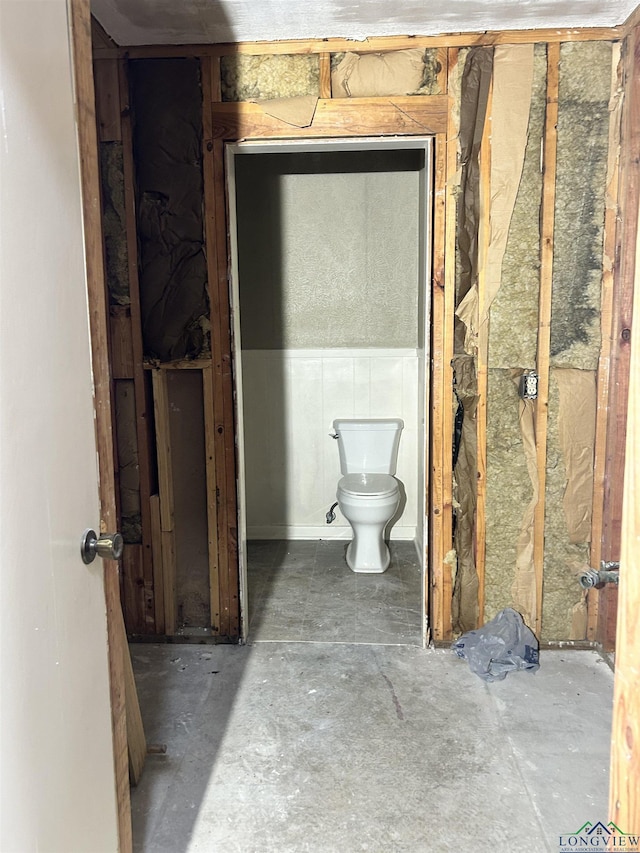 bathroom with toilet