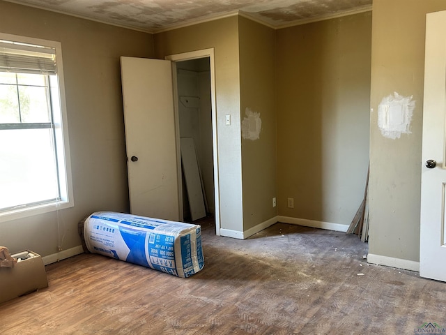 bedroom featuring ornamental molding