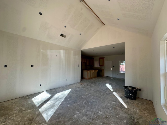 view of unfurnished living room