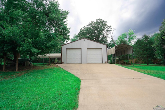 3713 Bell Mdws, Longview, TX 75605 - garage featuring a detached garage