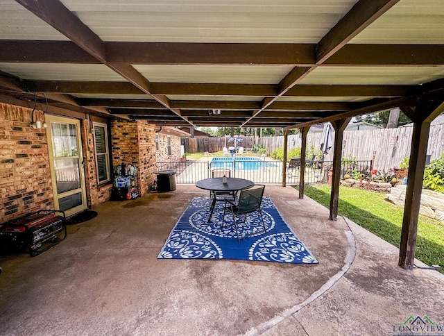 902 Warren Dr, Marshall, TX 75672 - fenced backyard featuring a patio