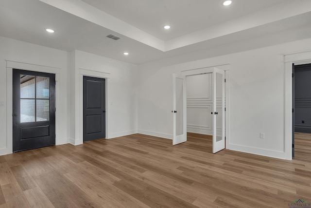 1507 Wellington Ln, Longview, TX 75605 - unfurnished bedroom featuring light wood-type flooring, baseboards, and recessed lighting