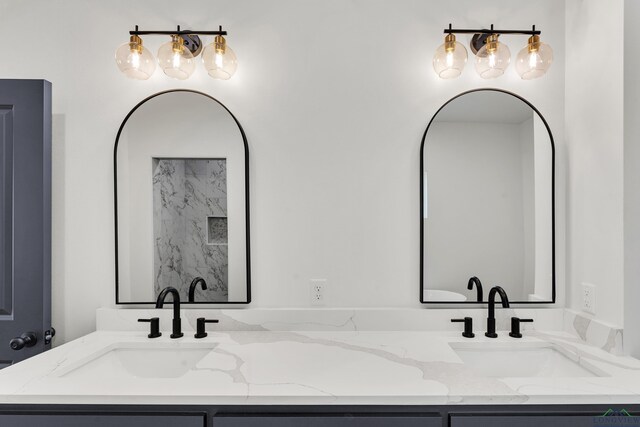 1507 Wellington Ln, Longview, TX 75605 - full bathroom featuring double vanity