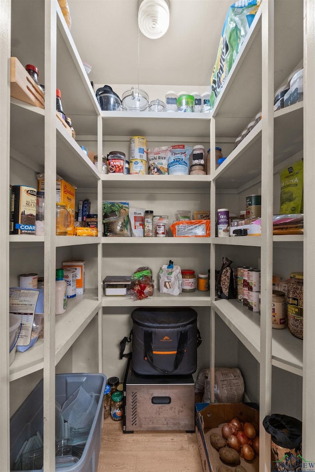 view of pantry