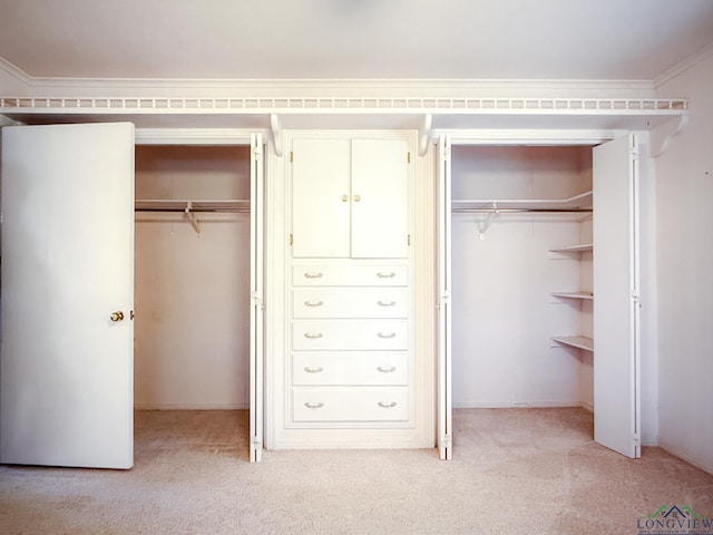 view of closet