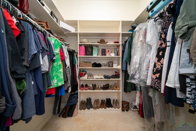 335 Winding Way, Hallsville, TX 75650 - walk in closet with carpet floors