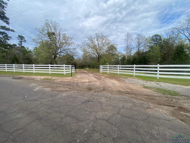exterior space with fence