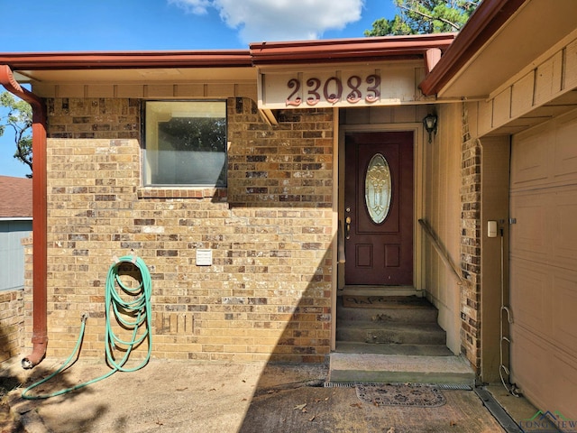 view of entrance to property