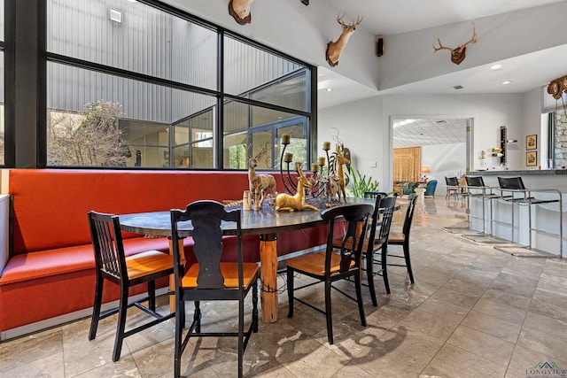 dining space featuring a wealth of natural light