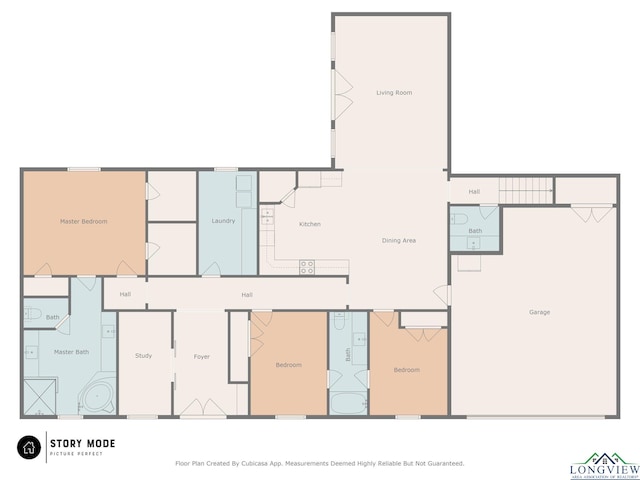 223 Circle Ridge Dr, Gilmer, TX 75645 - floor plan / room layout