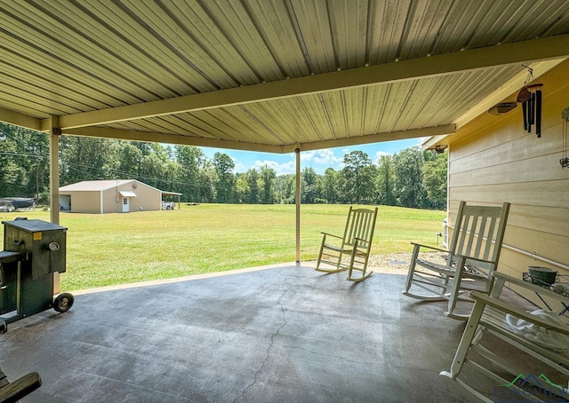 view of patio