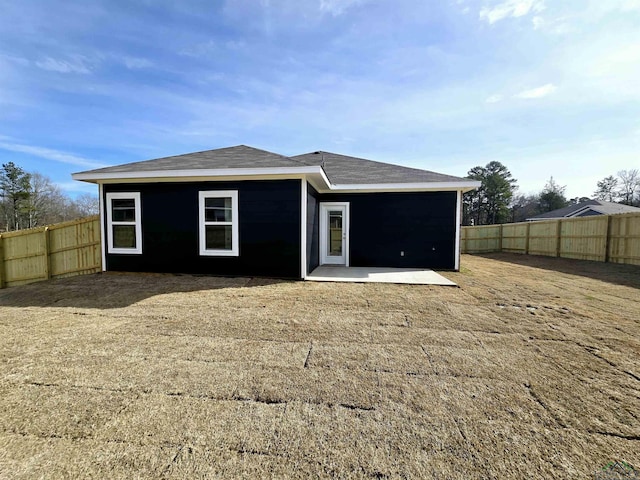 view of back of property