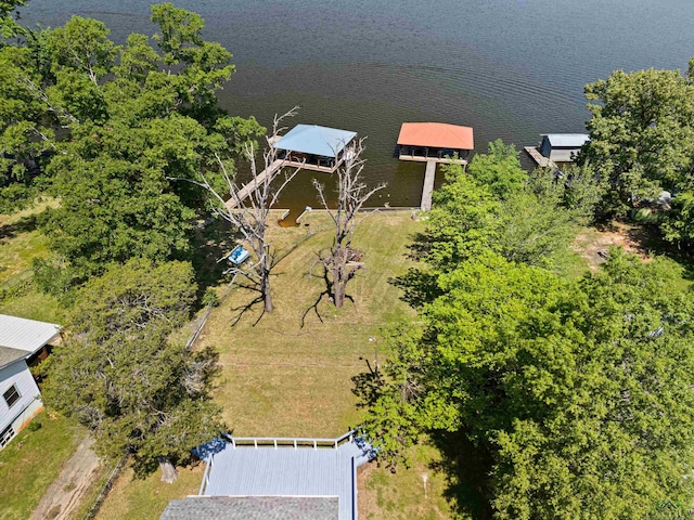 20505 Flat Creek Dr, Chandler, TX 75758 - drone / aerial view of a large body of water