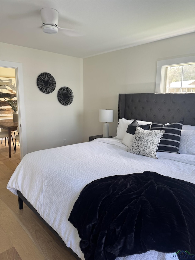 20505 Flat Creek Dr, Chandler, TX 75758 - bedroom with wood finished floors