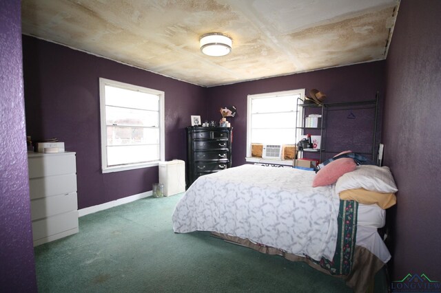 bedroom featuring a closet and carpet floors